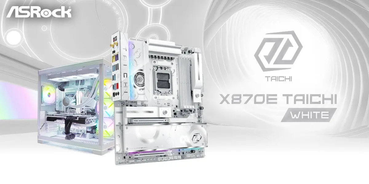 ASRock X870E Taichi White motherboard