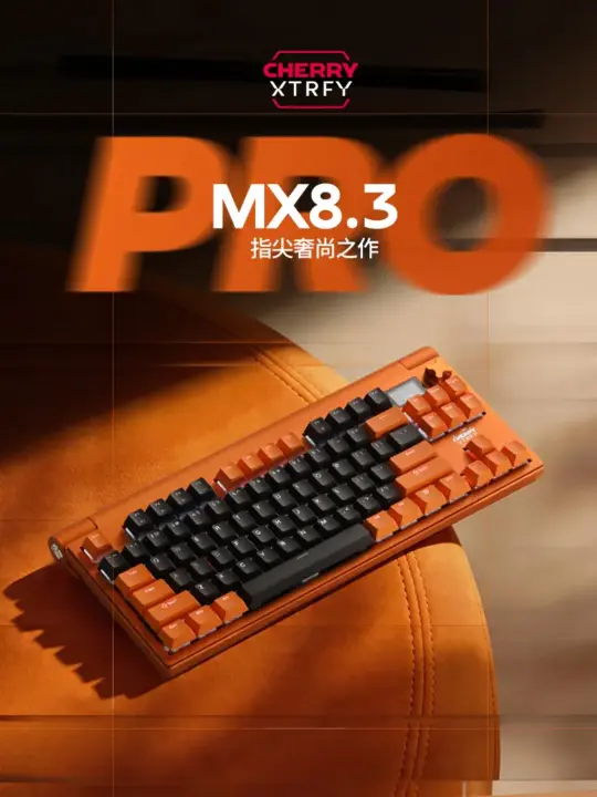 CHERRY MX 8.3 Pro: 8kHz Polling, Tri-Mode, 5000mAh Battery