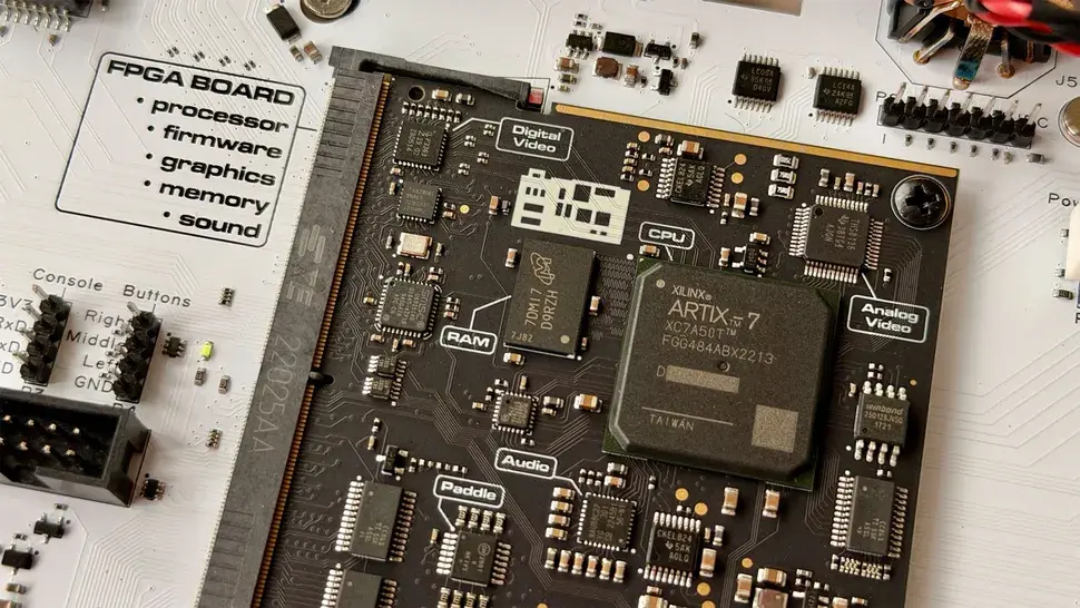Commodore C64 Ultimate device with AMD Artix 7 FPGA processor