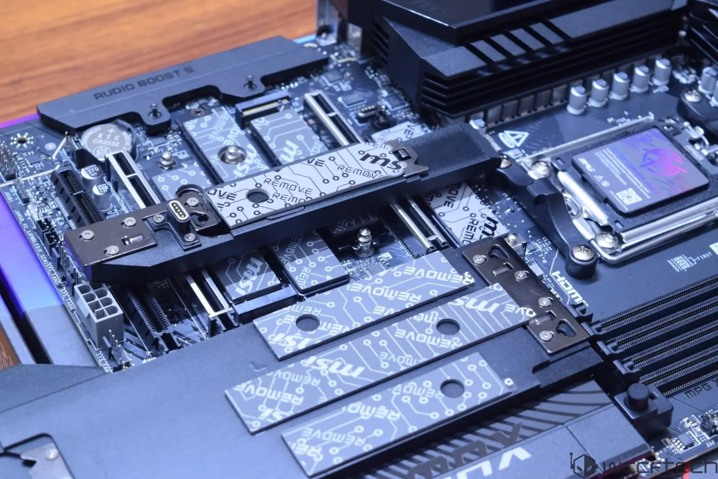 M.2 SSD with heatsink