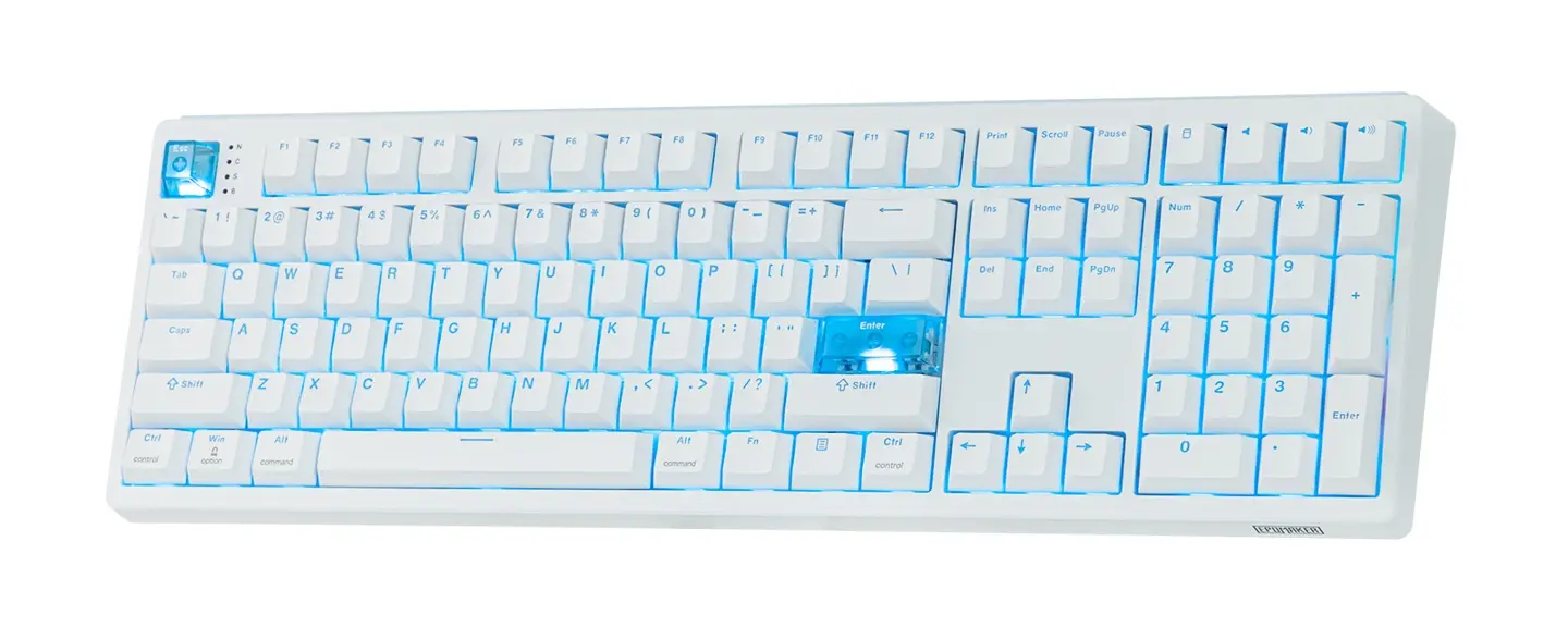 EPOMAKER HE108 full-size keyboard with Hall Effect magnetic switches