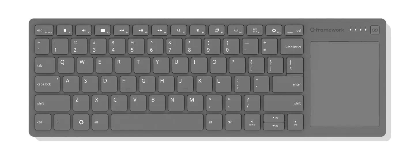 Framework Wireless Trackpad Keyboard