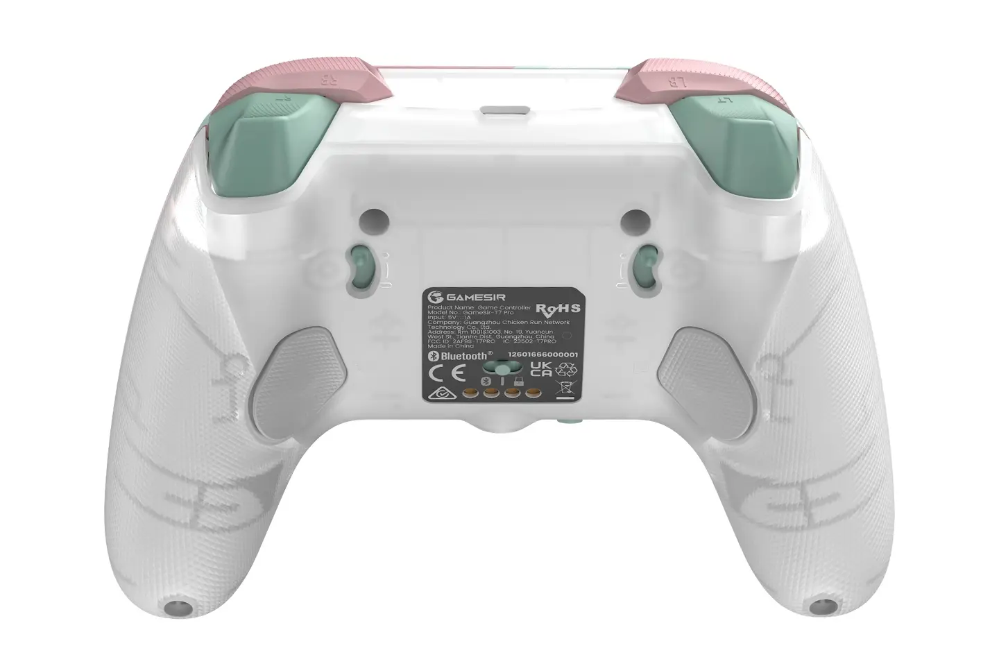 GameSir T7 Pro Wireless controller back buttons and vibration motors
