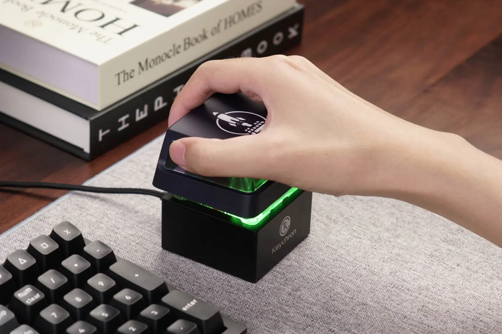 Keychron Q0 Mini 8K keyboard with giant mechanical switches