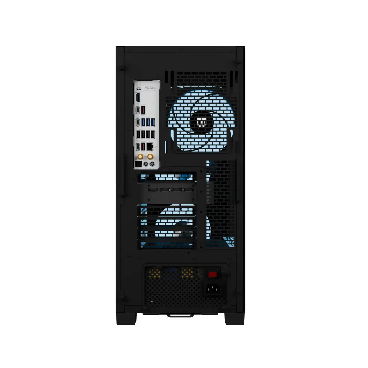 Maingear MG-1 MkII desktop chassis with internal components visible