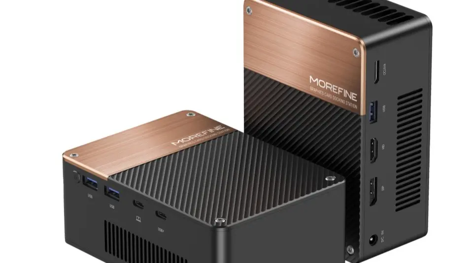 MOREFINE G2 EGPU with RTX 5060 Ti 16GB and Thunderbolt 5