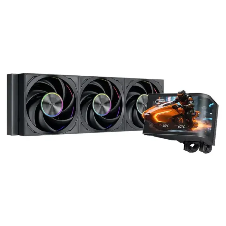 PCCOOLER DV360 Phantom Wing AIO Cooler Launches with Curved AMOLED Display