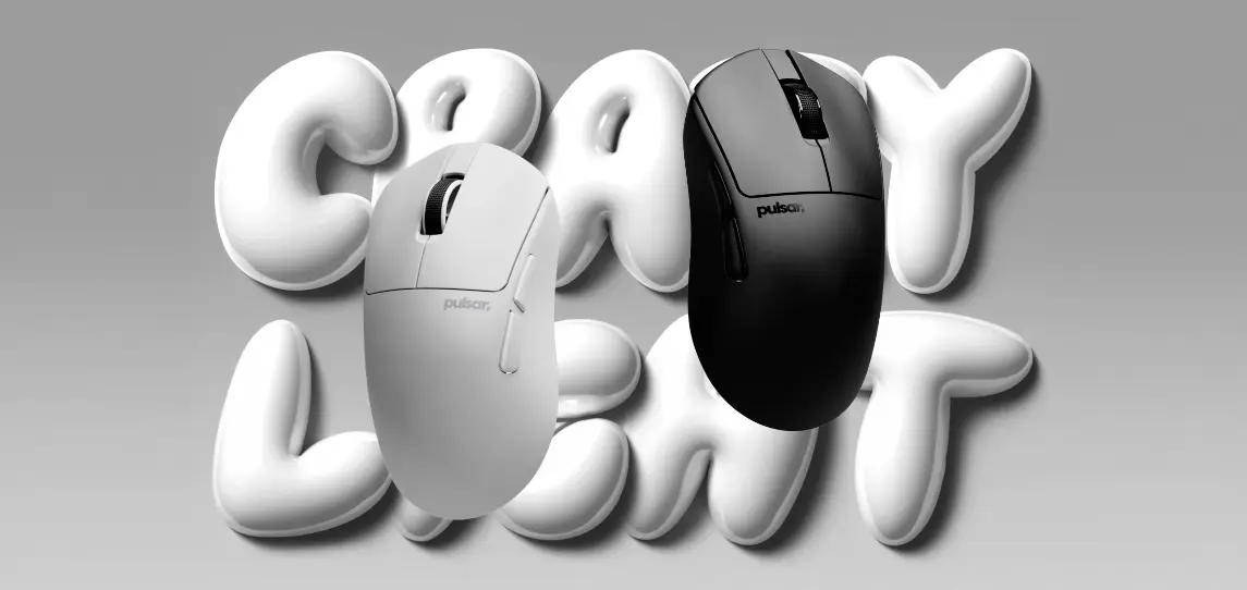 Pulsar X3 CrazyLight Medium Mouse Launches at 43g Weight for 999 CNY