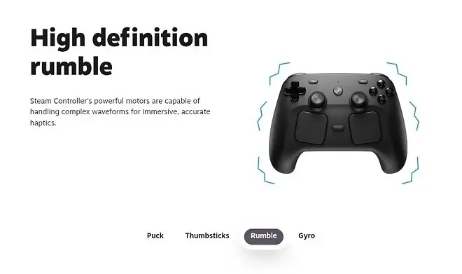 Steam Controller back panel