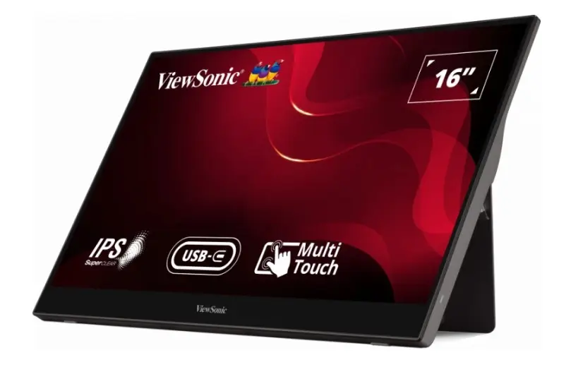 ViewSonic TD1600-2 Portable Monitor Launches with 15.6" FHD Touch Display