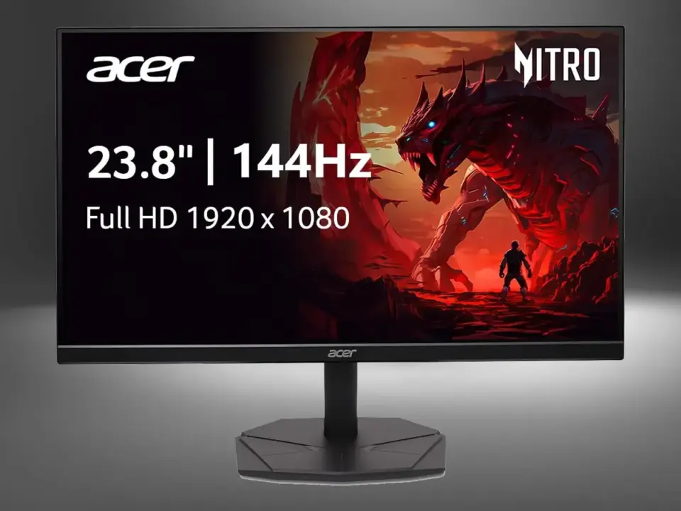 Acer Nitro KG241Y P6bip details 23.8-inch 144Hz IPS monitor with 1ms response