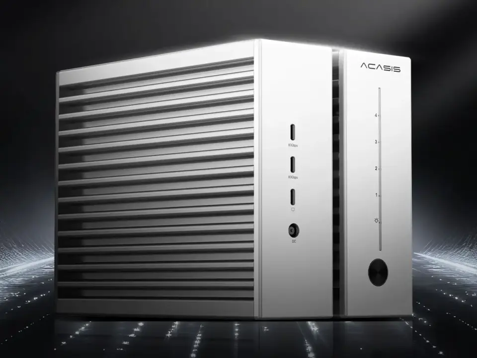ACASIC TB504 USB4 v2 Four-Bay M.2 NVMe Enclosure Launches