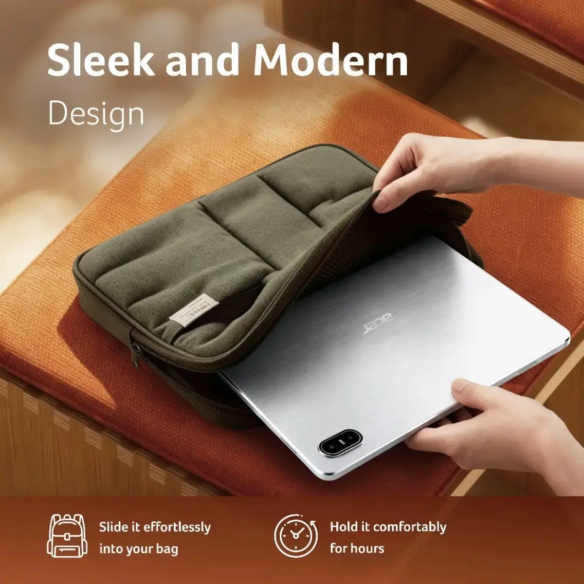 Acer Iconia iM11 5G tablet featuring an 11.45-inch IPS display with 2200x1440 resolution.