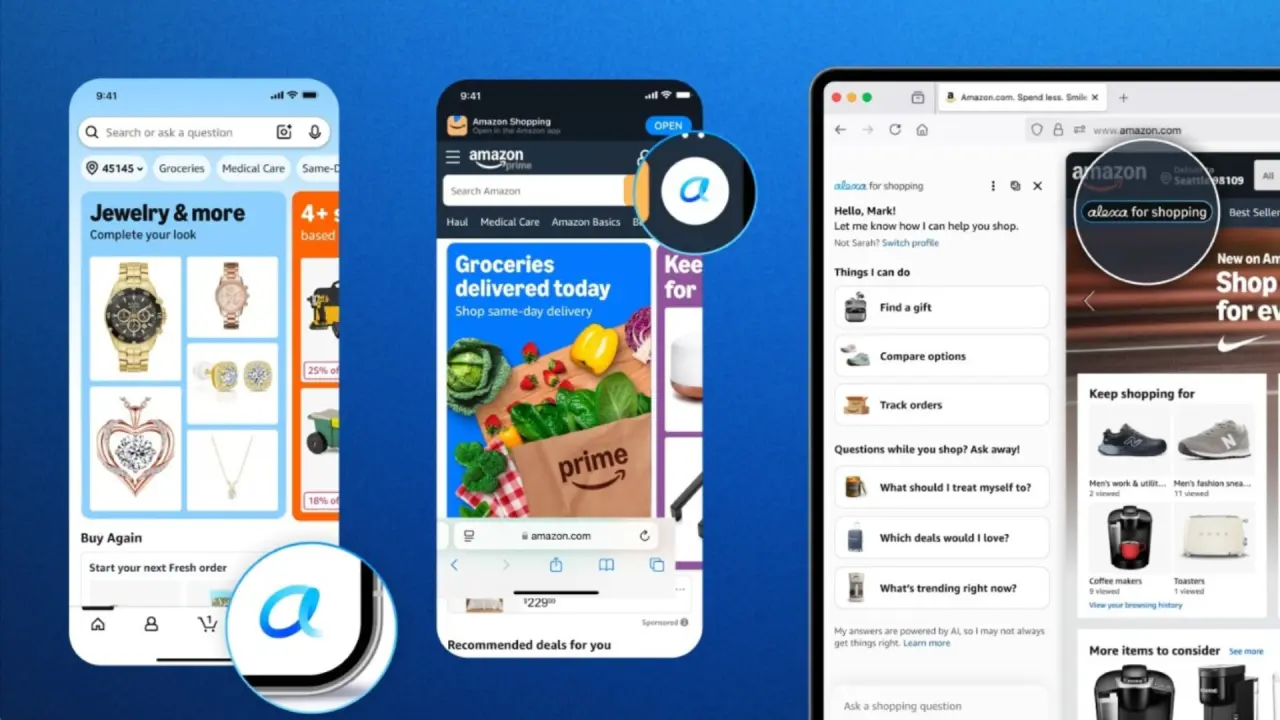 Amazon Launches Alexa for Shopping AI Assistant to Replace Rufus