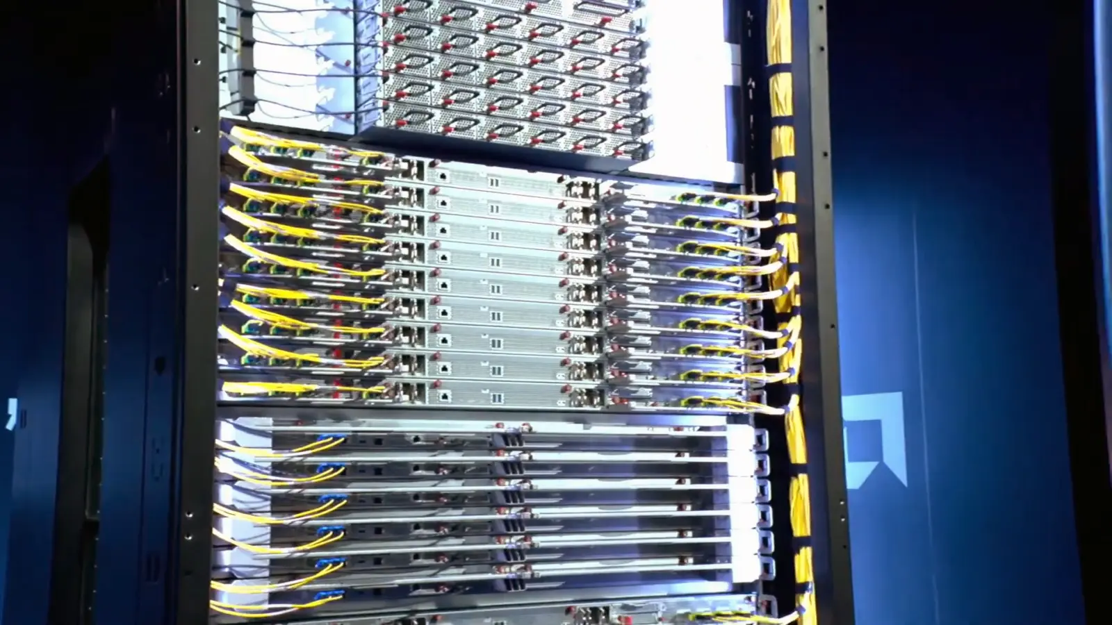 AMD Helios rack-scale AI platform featuring Venice EPYC processors and Instinct MI450X GPUs