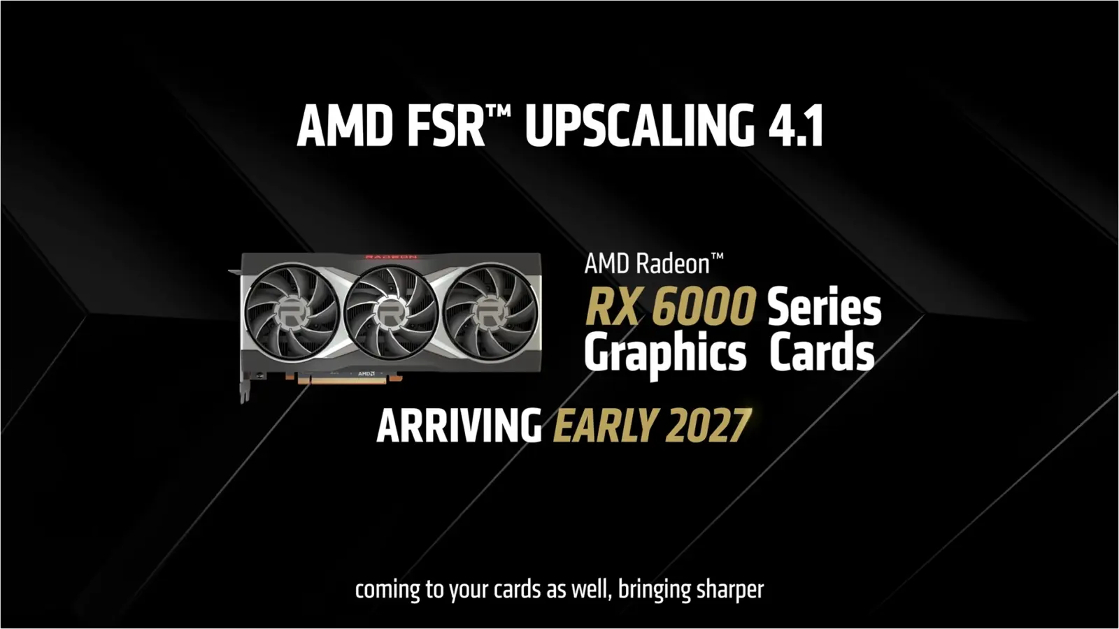 FSR 4.1 rollout schedule showing RDNA 3 support in July and RDNA 2 in 2027
