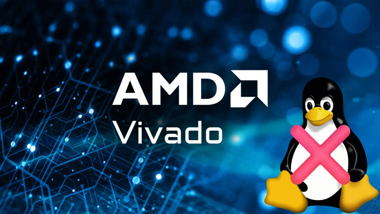 AMD Vivado software interface on Linux desktop