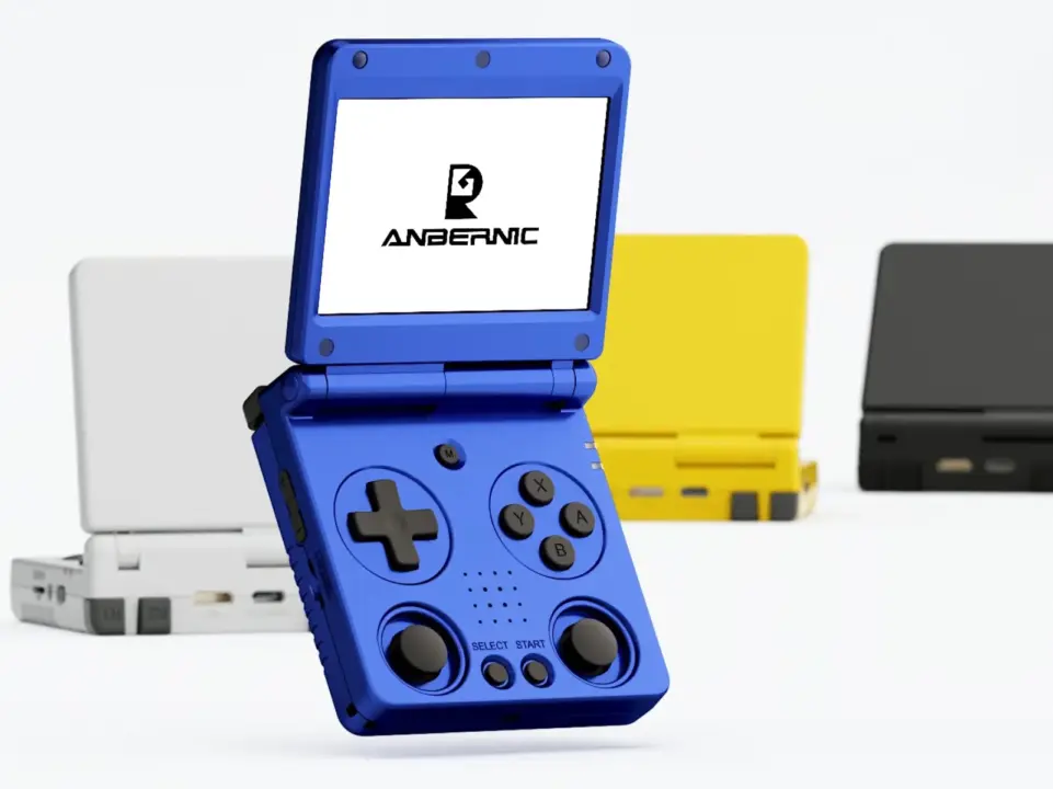Anbernic RG34XX SP Gets Metallic Blue Finish with Premium Coating