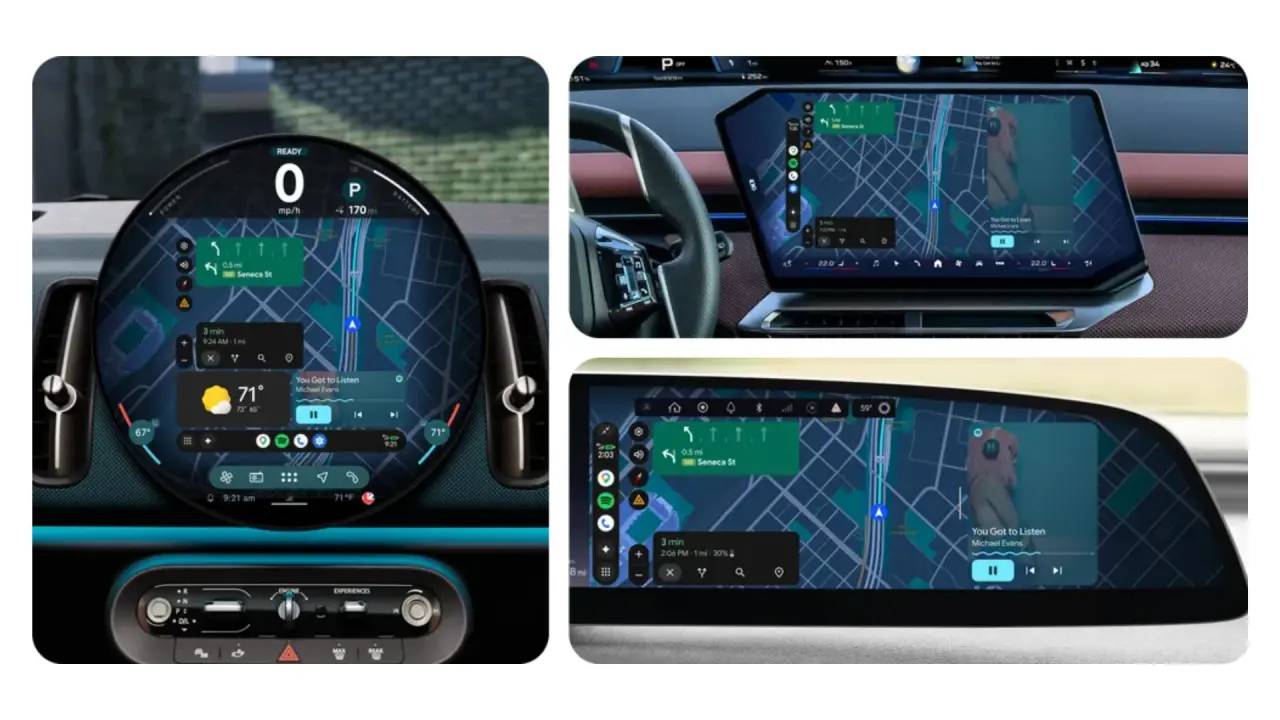 Android Auto Gets Material 3 Expressive Design with Shape-Shifting UI