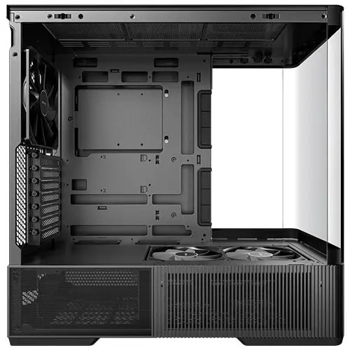 Antec C6 Curve Air interior showing GPU and cooler clearance