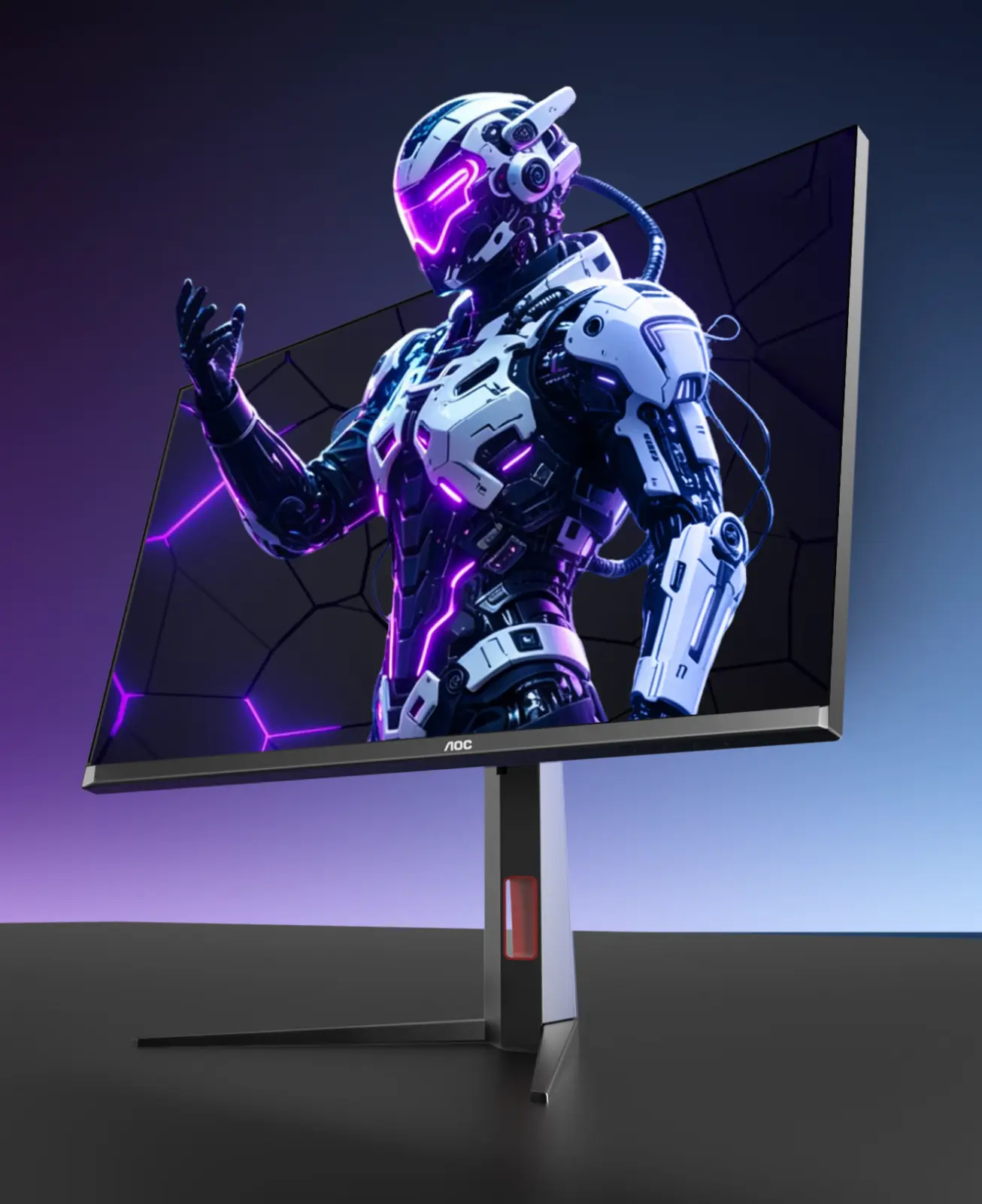 AOC U27G4D gaming monitor with 26.5-inch QD-OLED panel and DisplayHDR True Black 400 certification.