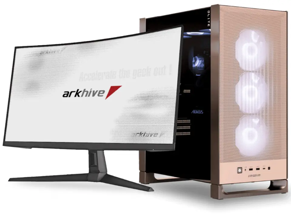 Ark Launches 4 Creator PC Models with In Win DLITE Mocha Bronze Case