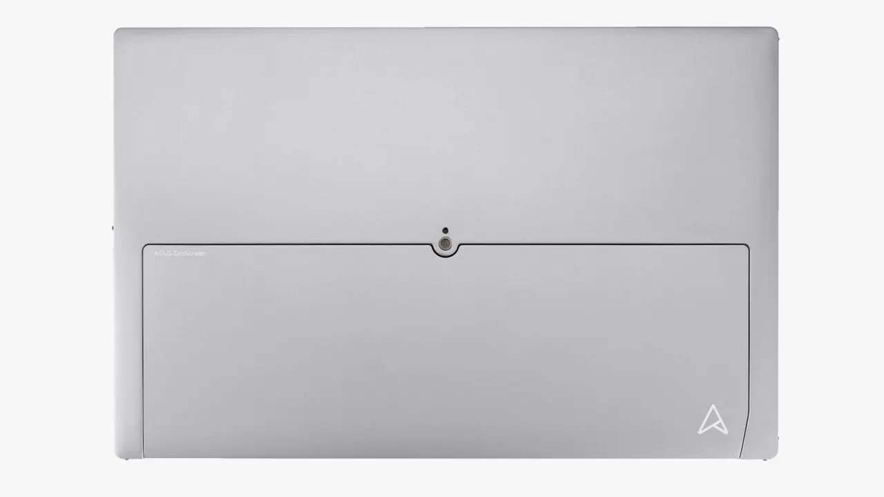 ASUS ZenScreen OLED MQ16FC 16-inch portable monitor with 1920x1200 resolution and 95 percent DCI-P3 color gamut coverage.
