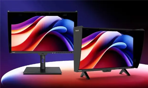 ASUS ProArt CreatorHub Pro 27 OLED SDI monitor front view
