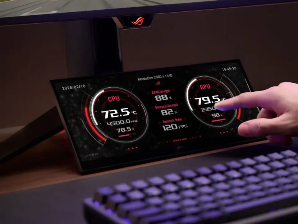ASUS ROG Strix XG129C 12.3-Inch Touch Secondary Monitor Announced