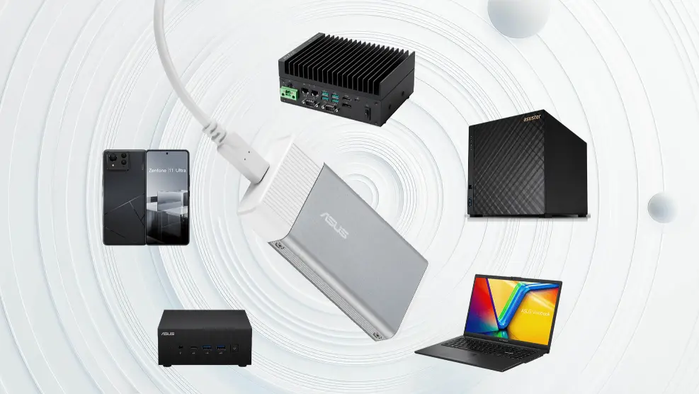 ASUS UGen 300 USB-C AI Accelerator Launches with 40 TOPS Hailo-10H Chip
