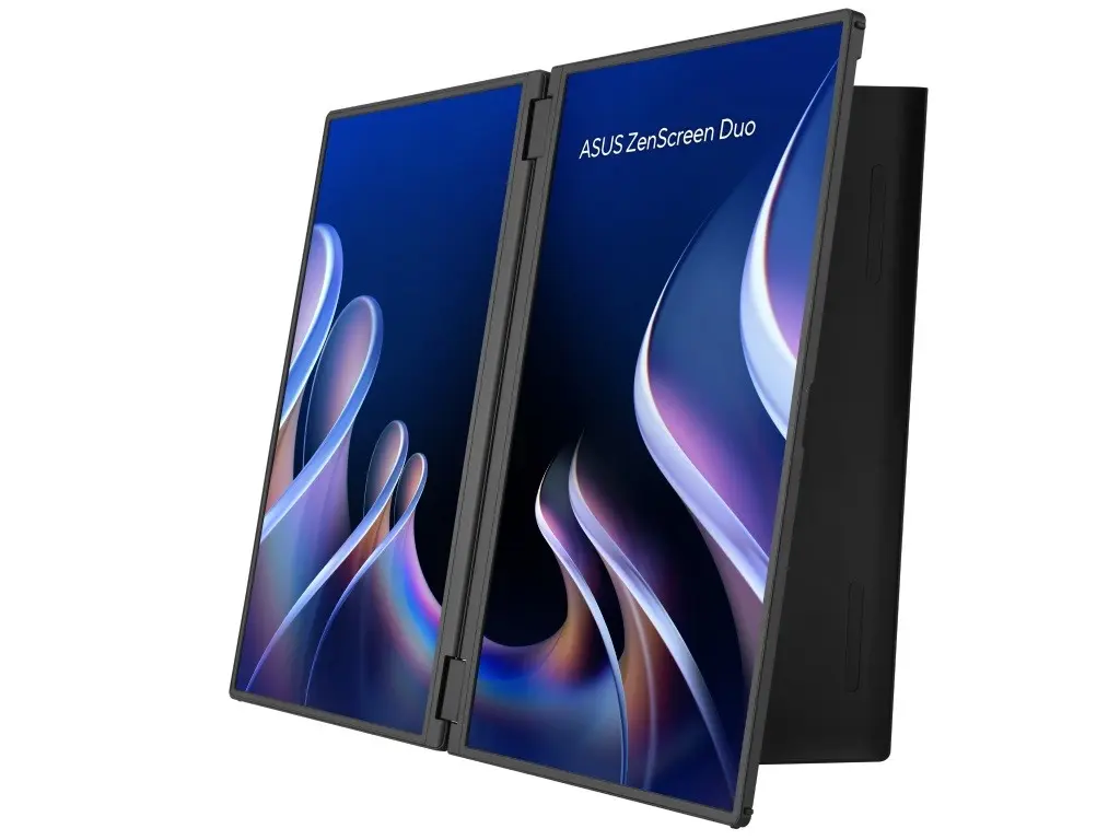 ASUS ZenScreen Duo MB14FCD portable monitor setup