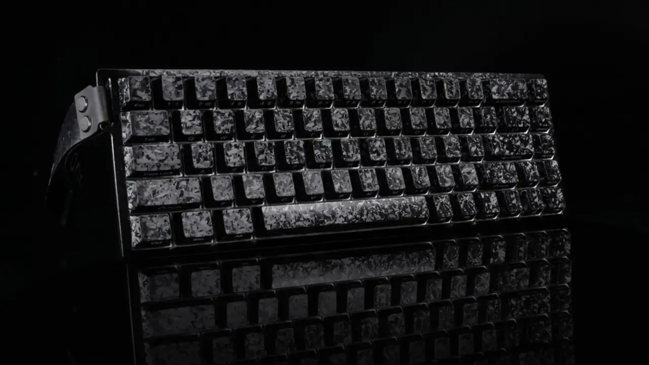 AUSDOM Z68T Wired Magnetic-Axis Keyboard Launches with Carbon-Fiber Body