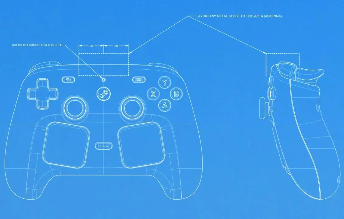 Valve releases Steam Controller CAD files for mods