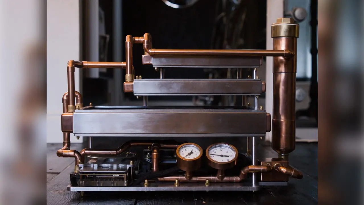 Billet Labs Builds Fanless Water-Cooled PC with Chimney Effect and RTX 5080