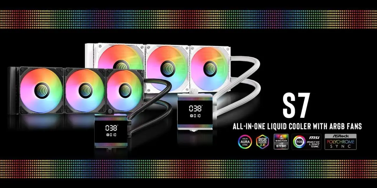 BitFenix Launches S7 and S12 AIO Liquid Coolers with Digital Displays