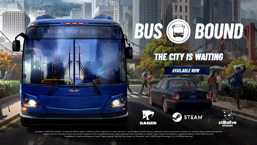 Bus Bound Launches on PC and Consoles with New Flyer and Blue Bird Models