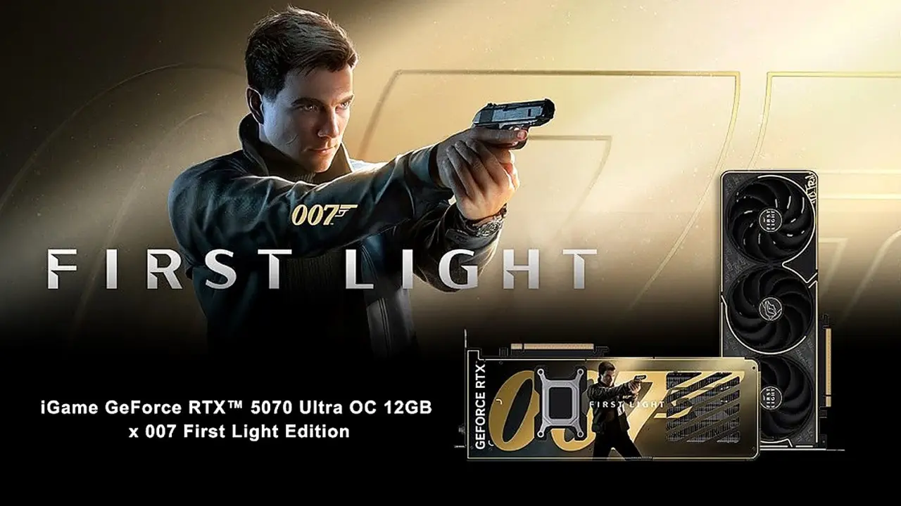 Colorful iGame RTX 5070 Ultra OC x 007 First Light Edition graphics card