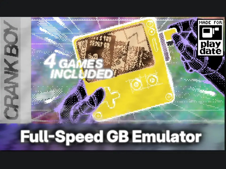 Crankboy Game Boy Emulator Adds Full-Speed Playdate Support for $10