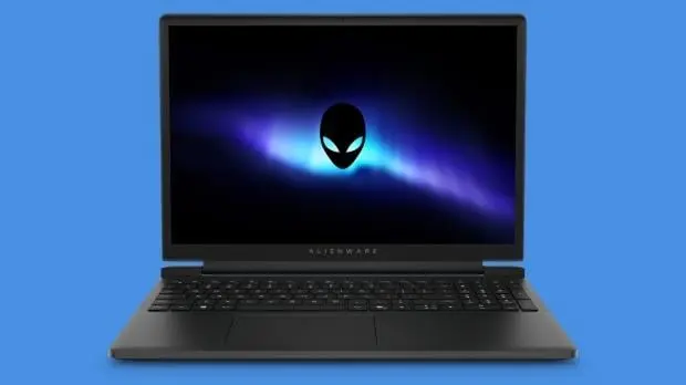Dell Alienware 15 gaming laptop featuring AMD Ryzen 5 220 CPU and RTX 4050 graphics