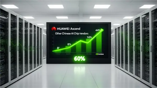 Domestic GPUs Counterattack: China AI Chip Market Share Breaks 60%, NVIDIA Drops to 8%