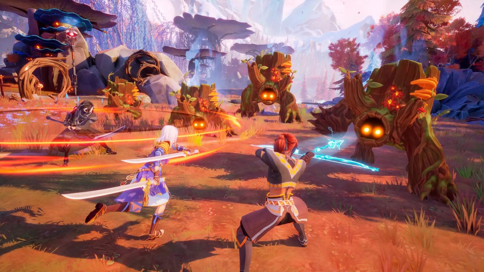 Edge of Memories gameplay screenshot showing combat