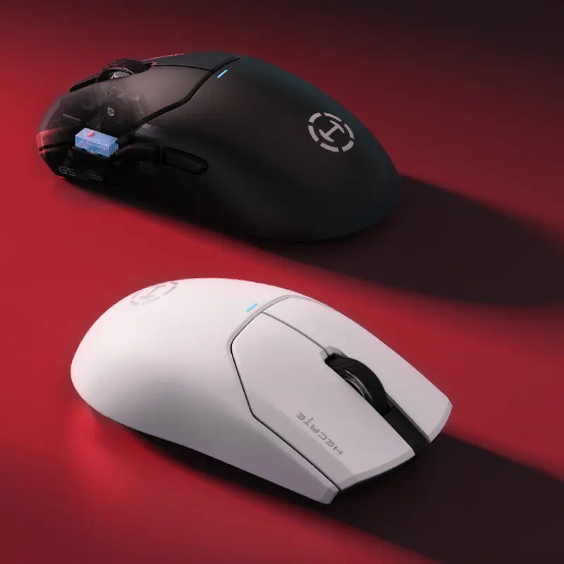 G5M Ultra gaming mouse specifications including Nordic nRF54L15 controller, PixArt PAW3950XT optical sensor at 42,000 DPI, and magnetic charging.