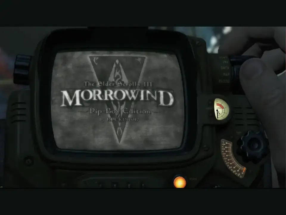 Fallout 4 Modder Ports Entire Morrowind Game to In-Game Pip-Boy