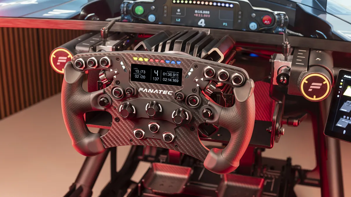 Fanatec ClubSport Formula V3, Wheel Hub, and Podium Pedals Launch at Spring Showcase