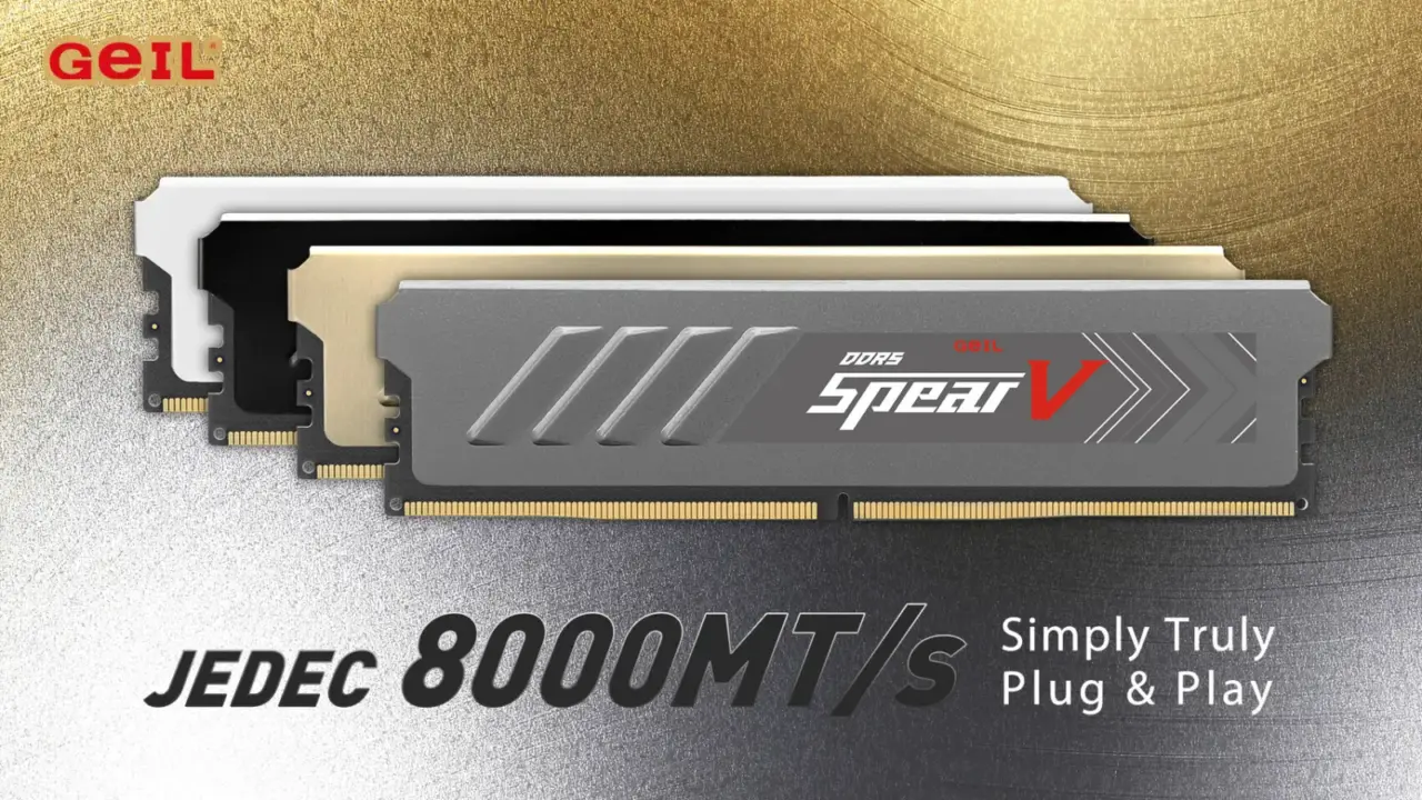 GeIL Announces Industry-First DDR5-8000 JEDEC Standard Memory at Computex 2026