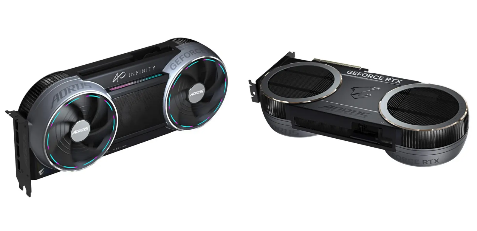 Gigabyte AORUS RTX 5090 INFINITY backplate airflow design