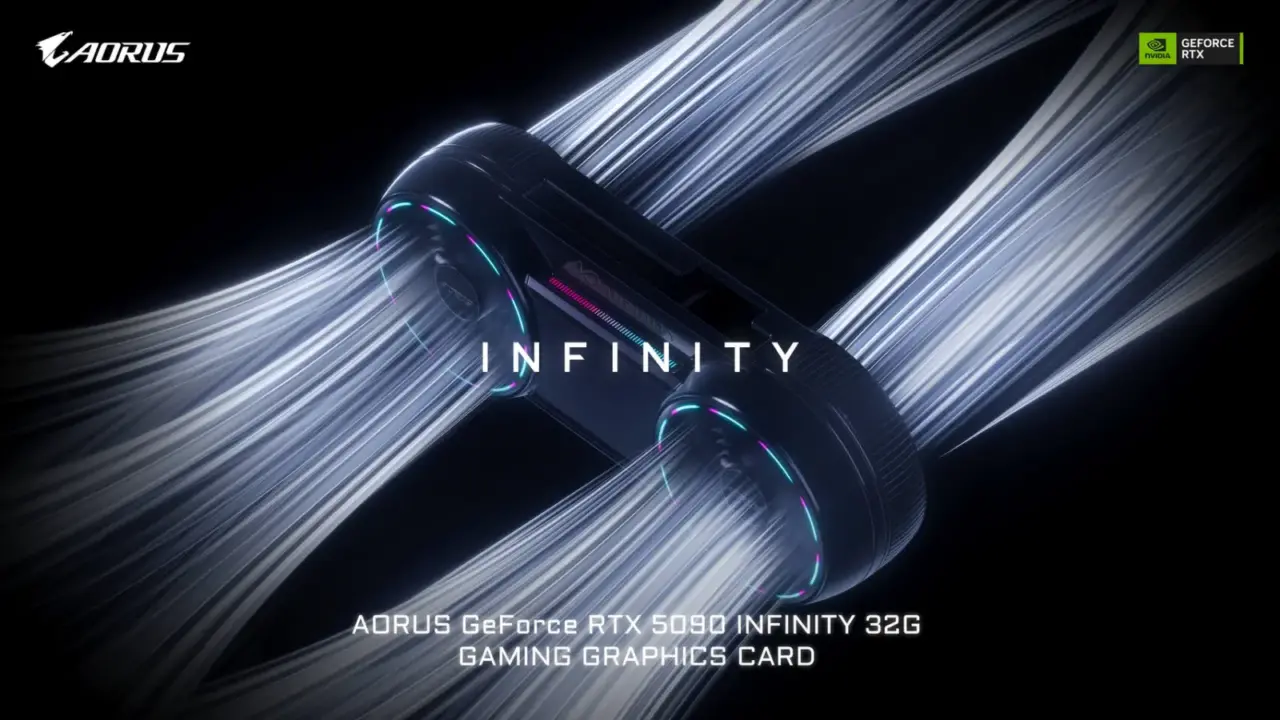 Gigabyte Launches AORUS GeForce RTX 5090 INFINITY 32G Graphics Card