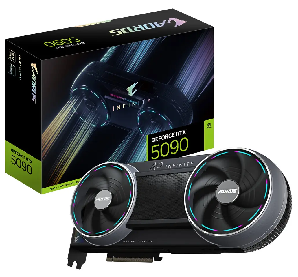 Gigabyte AORUS GeForce RTX 5090 INFINITY 32G graphics card
