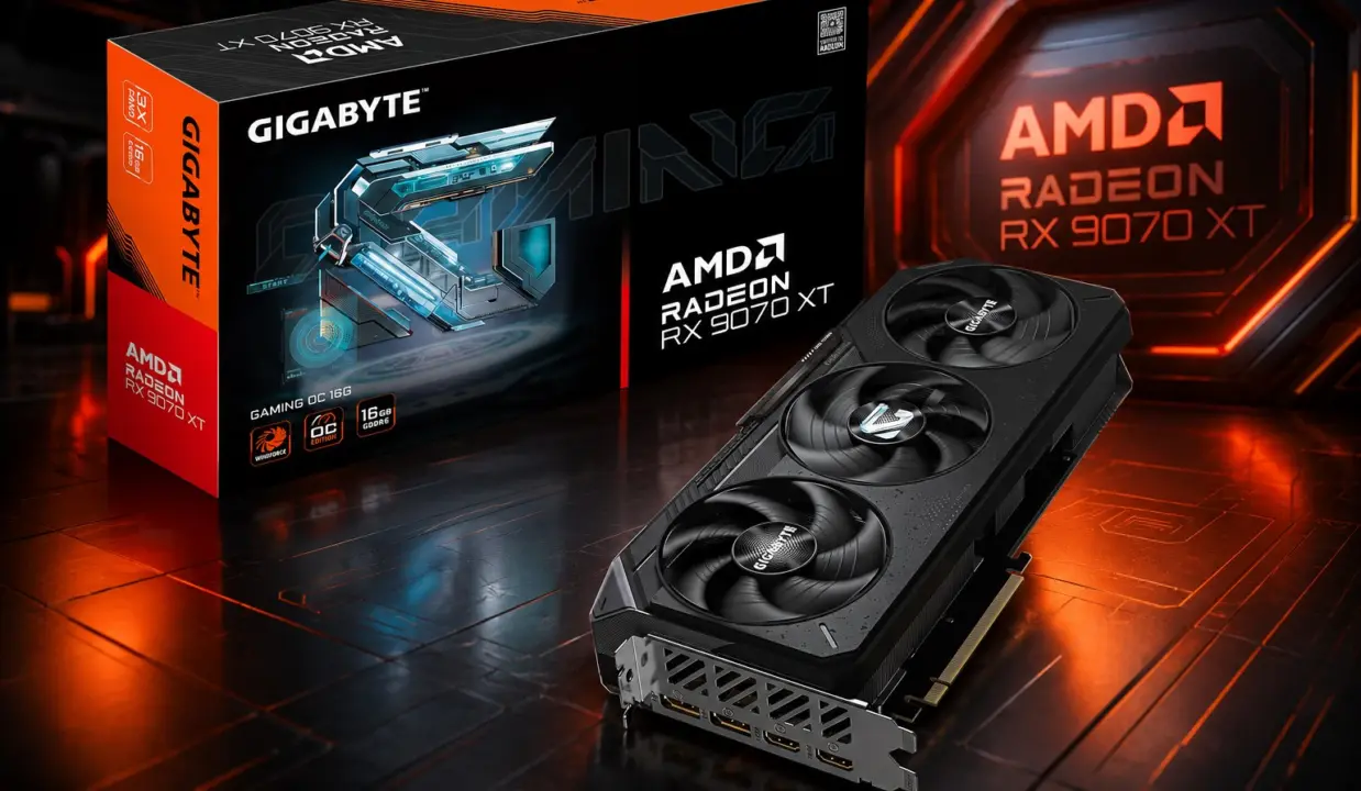 GIGABYTE Radeon RX 9070 XT Gaming OC Drops to $629 on Amazon