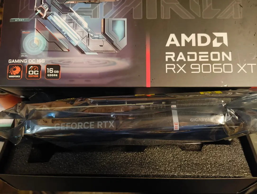 Shared chassis design allows physical compatibility between Radeon and GeForce cards